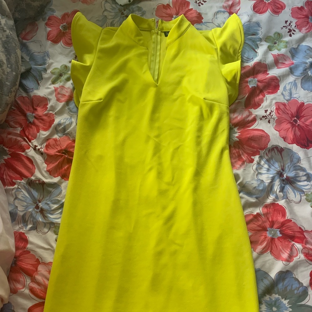New York and Co flutter sleeve dress